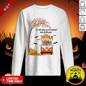 Halloween Corgi It’s The Time Most Wonderful Time Of The Year Sweatshirt