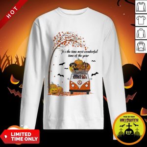 Halloween Dachshund Chibi It’s The Time Most Wonderful Time Of The Year Sweatshirt
