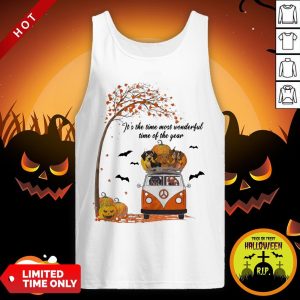 Halloween Dachshund Chibi It’s The Time Most Wonderful Time Of The Year Tank Top