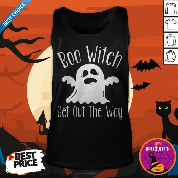Halloween For Women Boo Witch Get Out The Way Tank Top