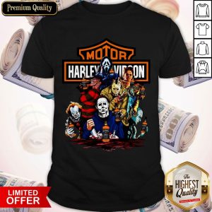 Harley Davidson Horror Film Characters Jack Daniel’s Shirt