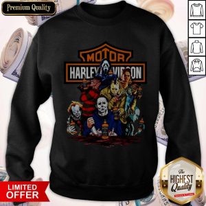 Harley Davidson Horror Film Characters Jack Daniel’s Sweatshirt