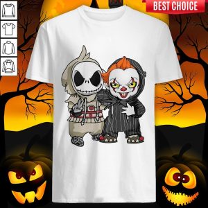 Jack Skellington And Pennywise Friend Happy Halloween Shirt