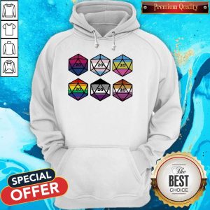 LGBT Dungeons And Dragons Dice D20 Hoodie