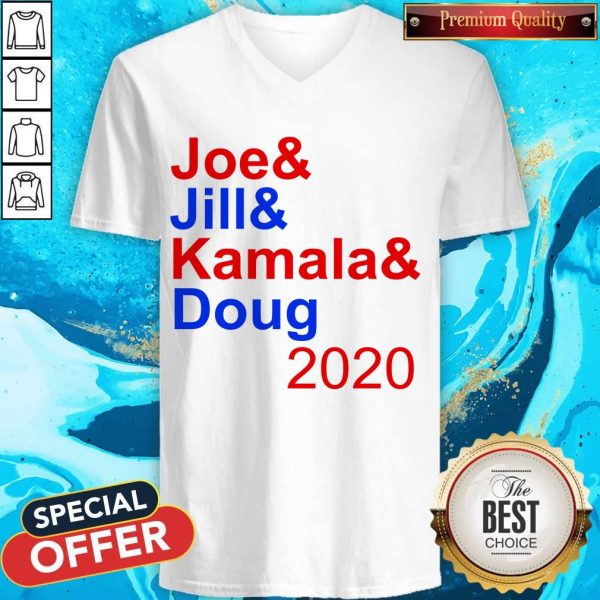 Nice Joe & Jill & Kamala & Doug 2020 V-neck