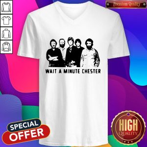 Nice Wait A Minute Chester The Weight The Band V-neck