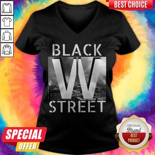 Official Black Wall Street V-neck