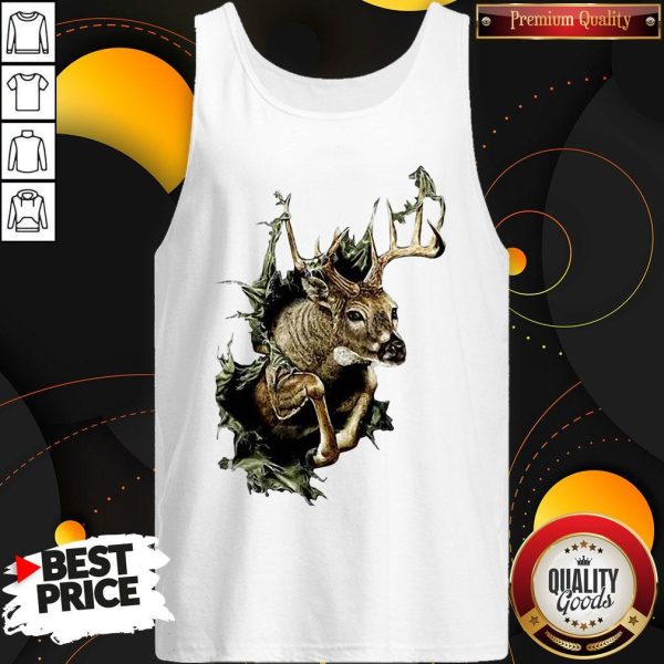 Official The Deer Is Escaped Tank Top