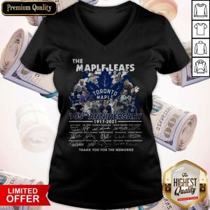 The Maple Leafs Toronto Maple Leafs 105tha Anniversary 1917 2020 Thank You For The Memories Signatures Tank Top