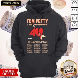 Tom Petty And The Heartbreakers 40th Anniversary Tour Hoodie