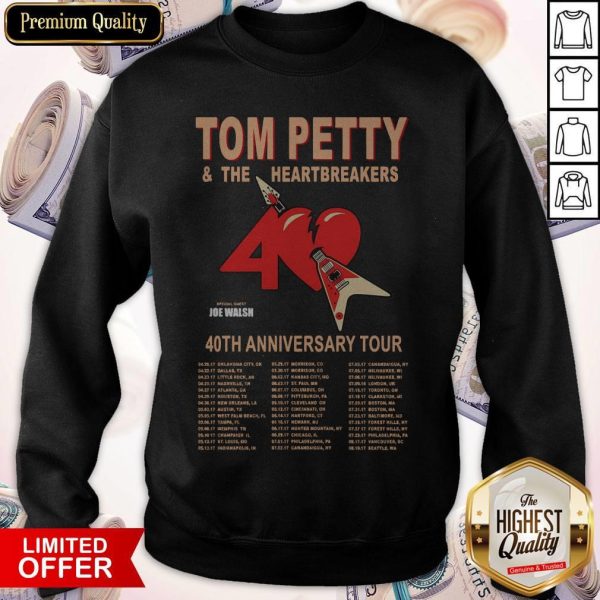 Tom Petty And The Heartbreakers 40th Anniversary Tour Sweatshirt