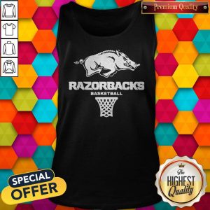 Top Official Razorbacks Basketball Tank Top