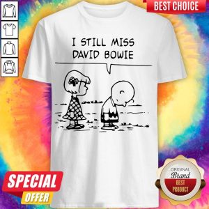 Top Sally Brown And Charlie Brown I Still Miss David Bowie Shirt