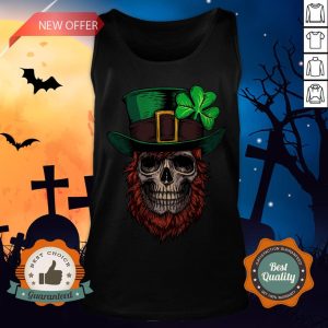 Saint Patrick's Skull Man Day Of Dead Muertos Tank Top