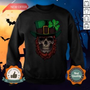 Saint Patrick's Skull Man Day Of Dead Muertos Sweatshirt