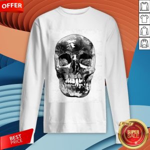 Black And White Skull Day Of Dead Dia De Los Muertos Sweatshirt