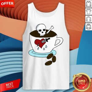 Dia De Los Muertos Day Of The Dead Before Decaf Skull Coffee Tank Top