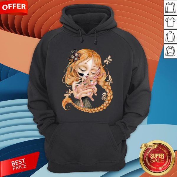 Enchanted Kiss Of The Undead Beauty Day Of The Dead Hoodie