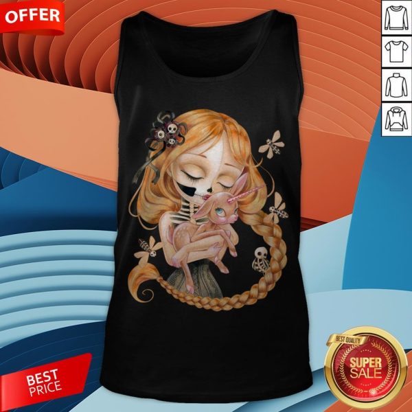 Enchanted Kiss Of The Undead Beauty Day Of The DeadEnchanted Kiss Of The Undead Beauty Day Of The Dead Tank Top Tank Top