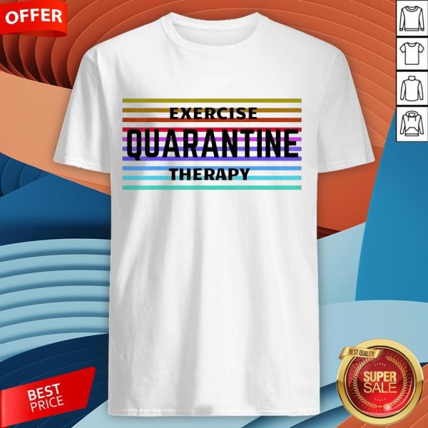 Exercise Quarantine Therapy Vintage T-Shirt
