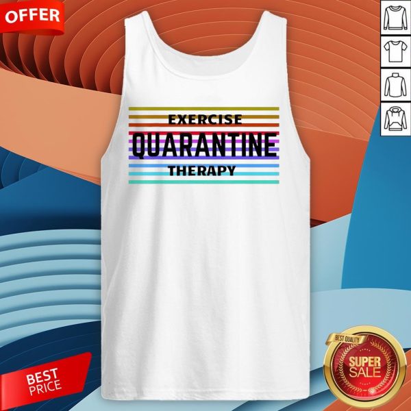 Exercise Quarantine Therapy Vintage T-Tank Top