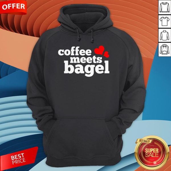 Funny Coffee Meets Bagel Hoodie