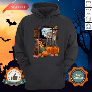 Funny Doneky Witch Halloween HoodieFunny Doneky Witch Halloween Hoodie