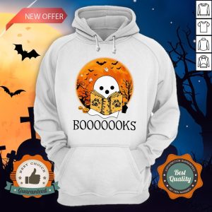 Ghost Reading Books Halloween HoodieGhost Reading Books Halloween Hoodie