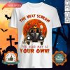 Halloween Cat Riding Car The Next Scream You Hear May Be Your Own Sunset Shirt