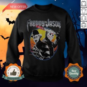 Halloween Freddy And Jason Vintage Sweatshirt