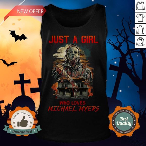 Halloween Just A Girl Who Loves Michael Myers Tank Top