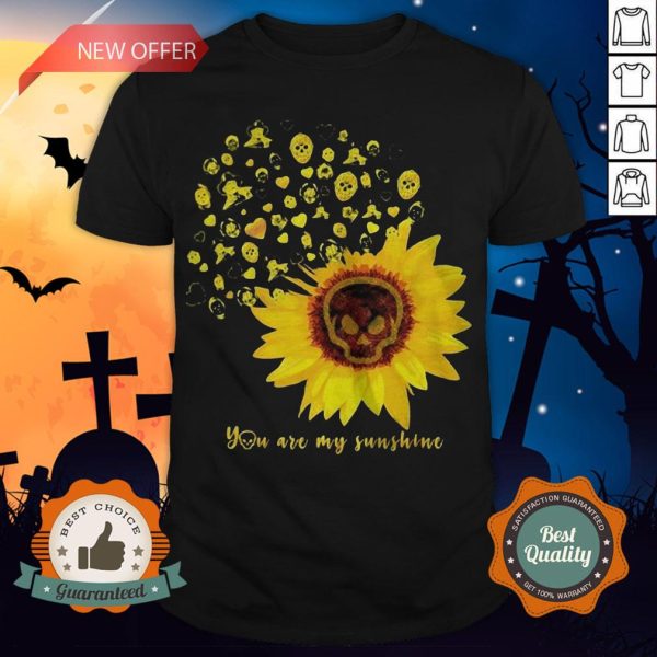 Halloween Michael Myers Sunflower Skull You Are My Sunshine Shirt