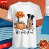 It’s Fall Y’all Border Collie Dog Halloween Shirt