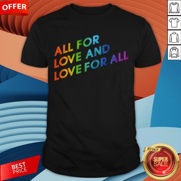 LGBT Gay Lesbian Pride Flag Love Pride Month Shirt