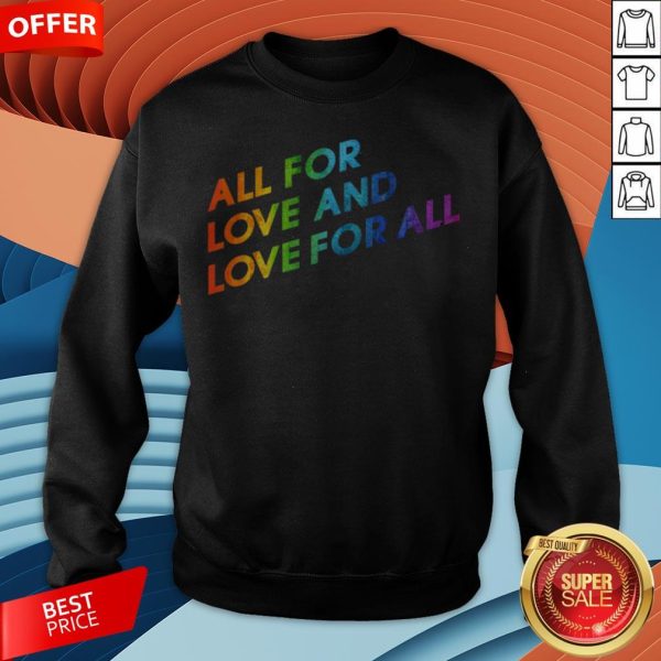 LGBT Gay Lesbian Pride Flag Love Pride Month Sweatshirt