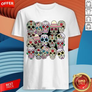 Mexican Day Of The Dead Sugar Skulls Shirt