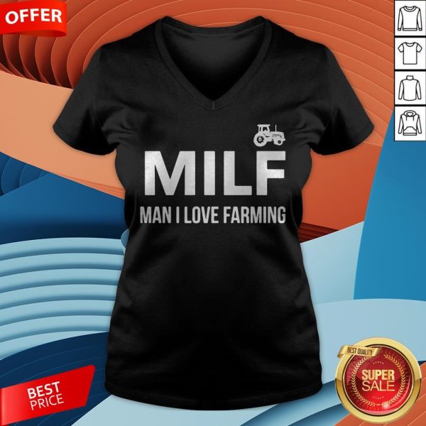 Milf Man I Love Farming V-neck