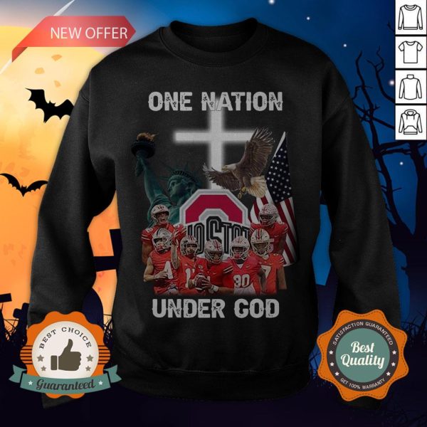 Ohio State Buckeyes One Nation Under God SweatshirtOhio State Buckeyes One Nation Under God Sweatshirt