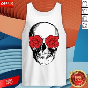 Skull And Roses Flowers Day Of Dead Dia De Los Muertos Vintage Skulls Tank Top