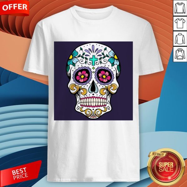 Sugar Candy Skulls Day Of The Dead T-Shirt