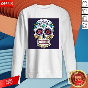 Sugar Candy Skulls Day Of The Dead T-SweatshirtSugar Candy Skulls Day Of The Dead T-Sweatshirt