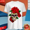 Sugar Skull With Rose Day Of The Dead Dia De Muertos Shirt