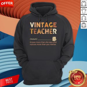 Vintage Teacher Knows More Than She Says Black Lives Matter HoodieVintage Teacher Knows More Than She Says Black Lives Matter Hoodie