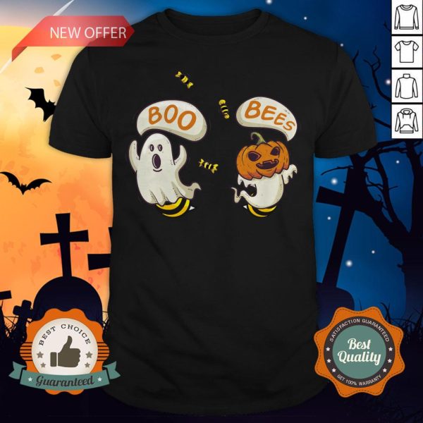 Boo Ghost Bees Pumpkin Halloween Shirt
