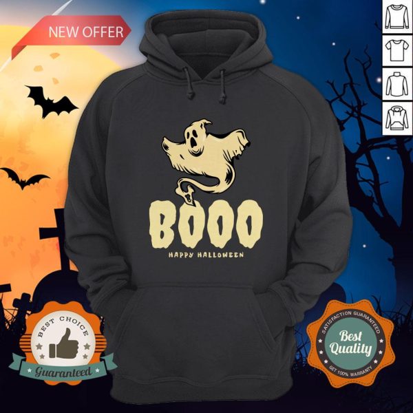 Booo Ghost Happy Halloween Day Hoodie