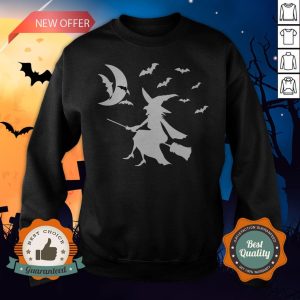 Happy Halloween Day Bats Witch Sweatshirt