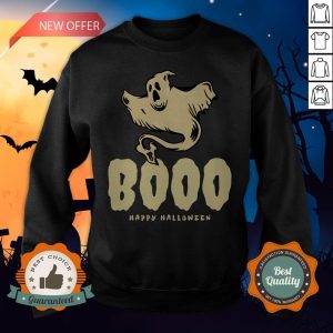 Booo Ghost Happy Halloween Day Sweatshirt