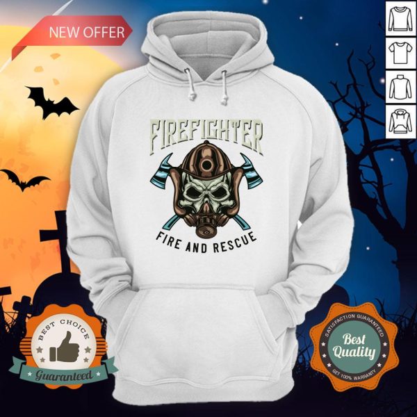 Halloween Firefighter Rescue Fire And Rescue Hoodie