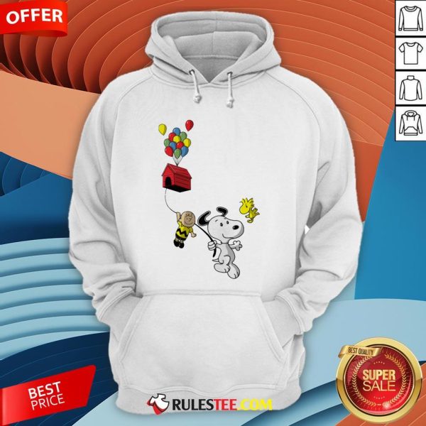 Snoopy And Charlie Brown Woodstock Balloon Hoodie - Design By Rulestee.com