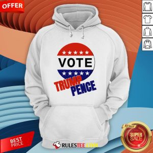 Nice Vote Trump-Pence American Flag Hoodie - Design By Rulestee.com